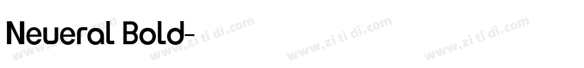 Neueral Bold字体转换